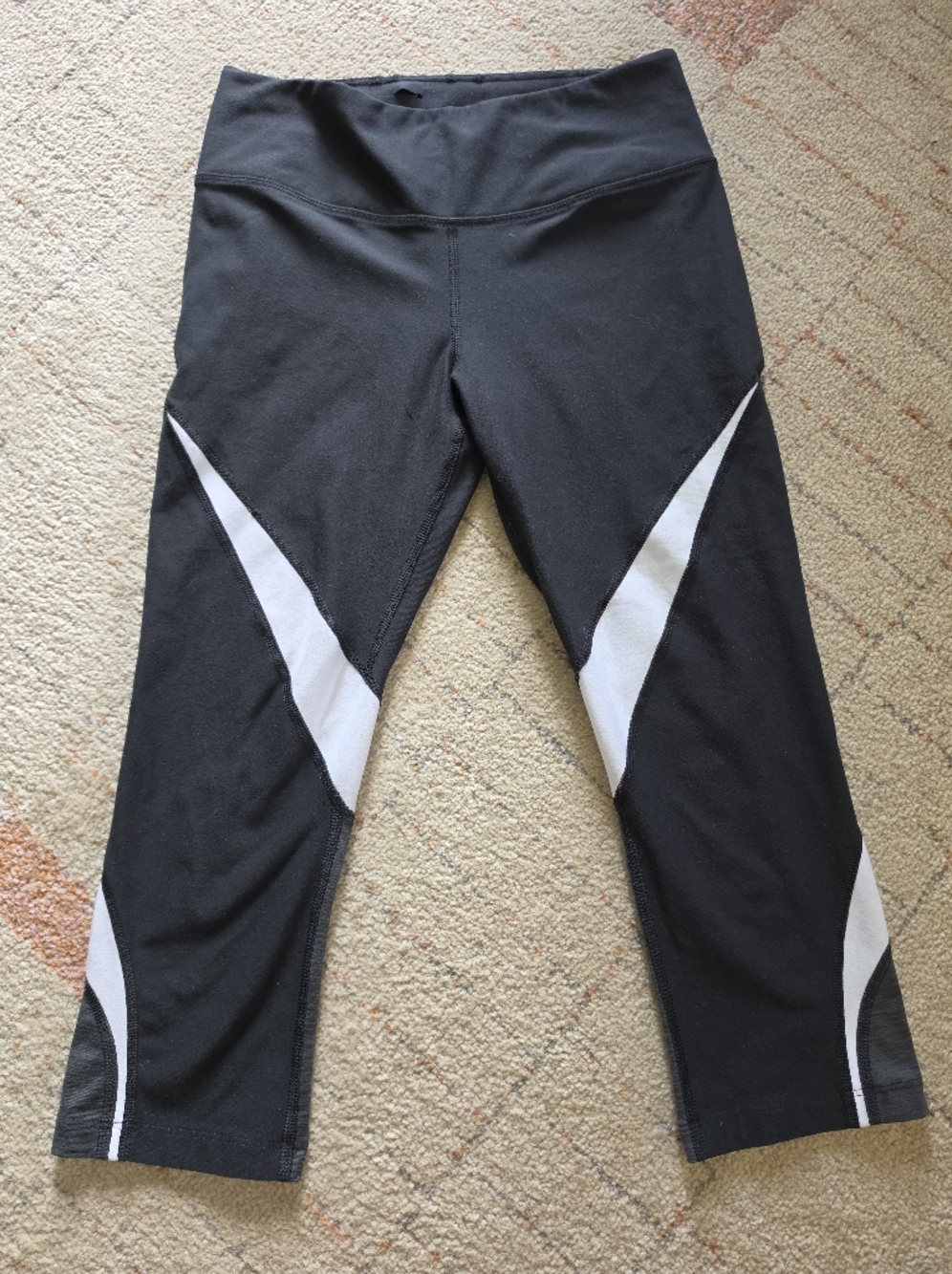 Nike Black Dri-FIT Active Leggings with White Logo
